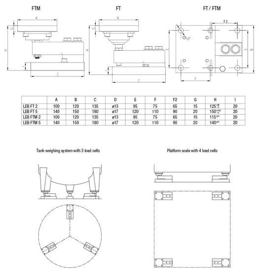 Baykon LEB/FT-FTM Weigh Module for Beam Type