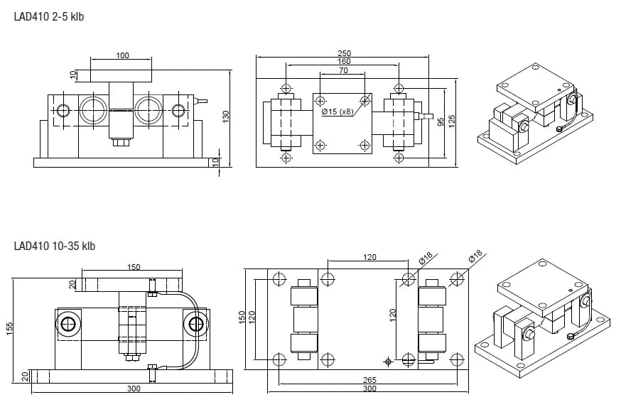 Baykon LAD410 Weigh Module for Double Ended Type
