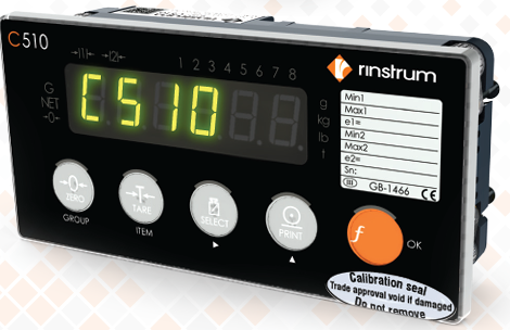Rinstrum C500 series - C510