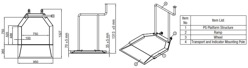 Baykon PS Drum Weighing Scale