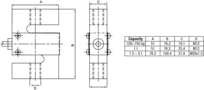 Baykon BT610/BT610S Tension Load Cell