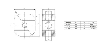 Baykon BT630S Tension Load Cell
