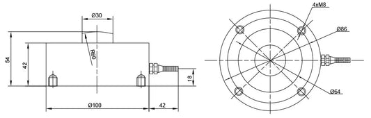 Baykon BR150/BR150S Ring Type Load Cell