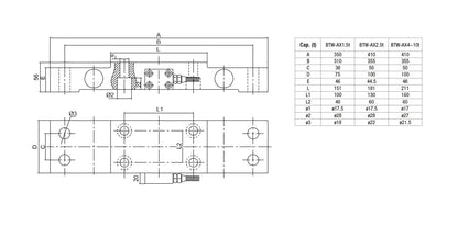 Baykon BY535 Double Ended Beam Load Cell