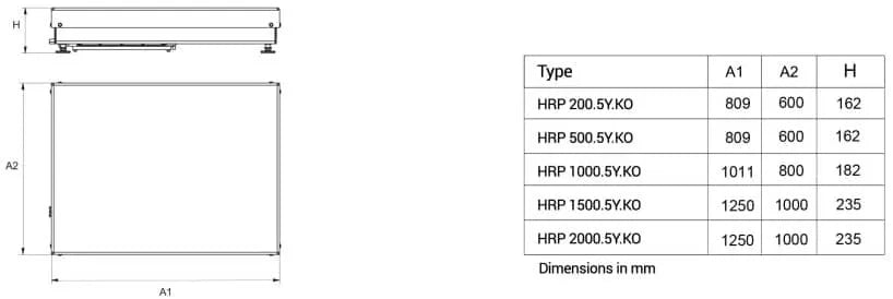 Baykon HRP 1000.5Y.KB Mass Comparator
