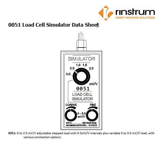 Rinstrum 0051 Simulator